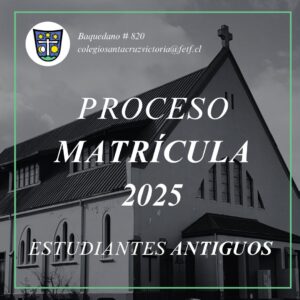 Lee más sobre el artículo Inicia proceso de matricula 2025